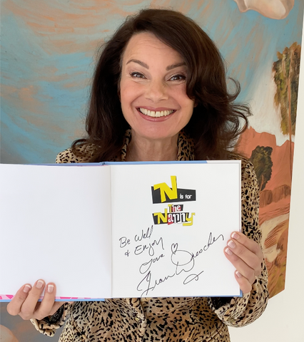 LIMITED EDITION Autographed by Fran Drescher - N is for The Nanny. an A to Z alphabet adventure celebrating 90s sitcom, The Nanny.
