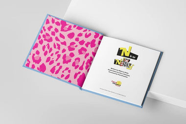 LIMITED EDITION Autographed by Fran Drescher - N is for The Nanny. an A to Z alphabet adventure celebrating 90s sitcom, The Nanny.