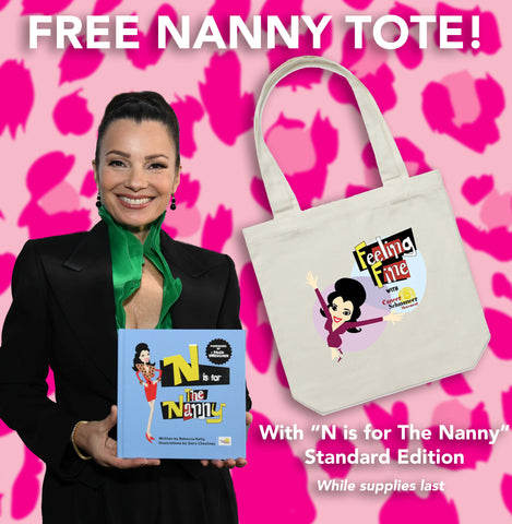 Standard Edition + FREE TOTE! N is for The Nanny. An A to Z alphabet adventure celebrating 90s sitcom, The Nanny. Unsigned.
